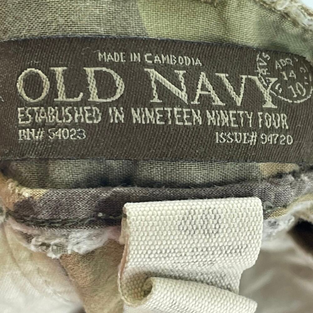 VTG 2007 Old Navy Mens Cargo Shorts SZ 40 Khaki Tan Cotton Twill Flap Pockets - Picture 3 of 13